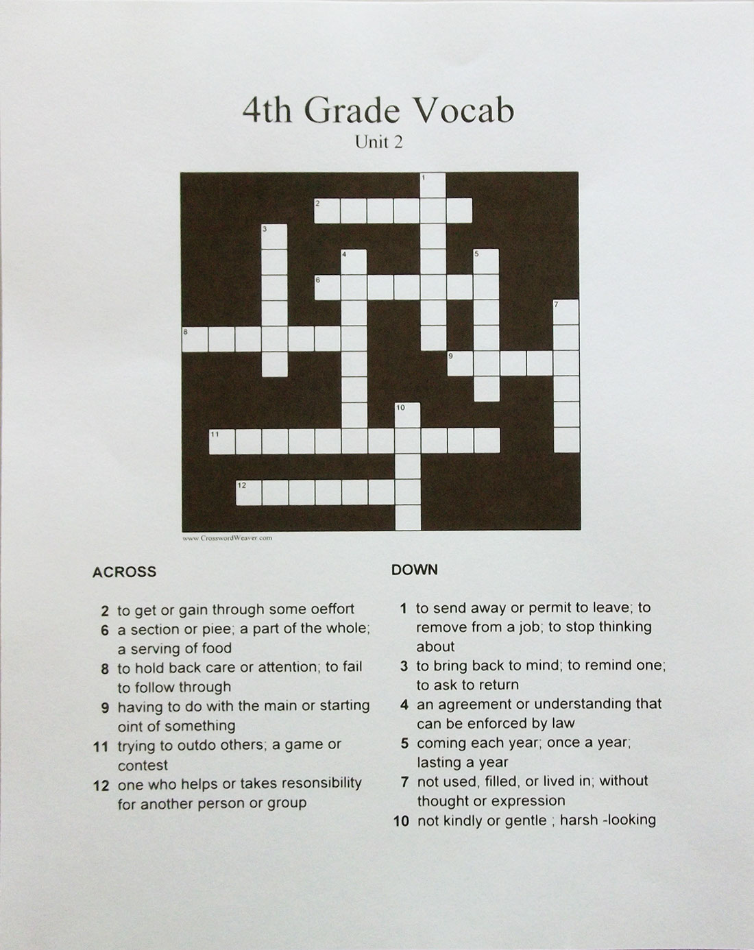 Free Crossword Puzzle Maker Software